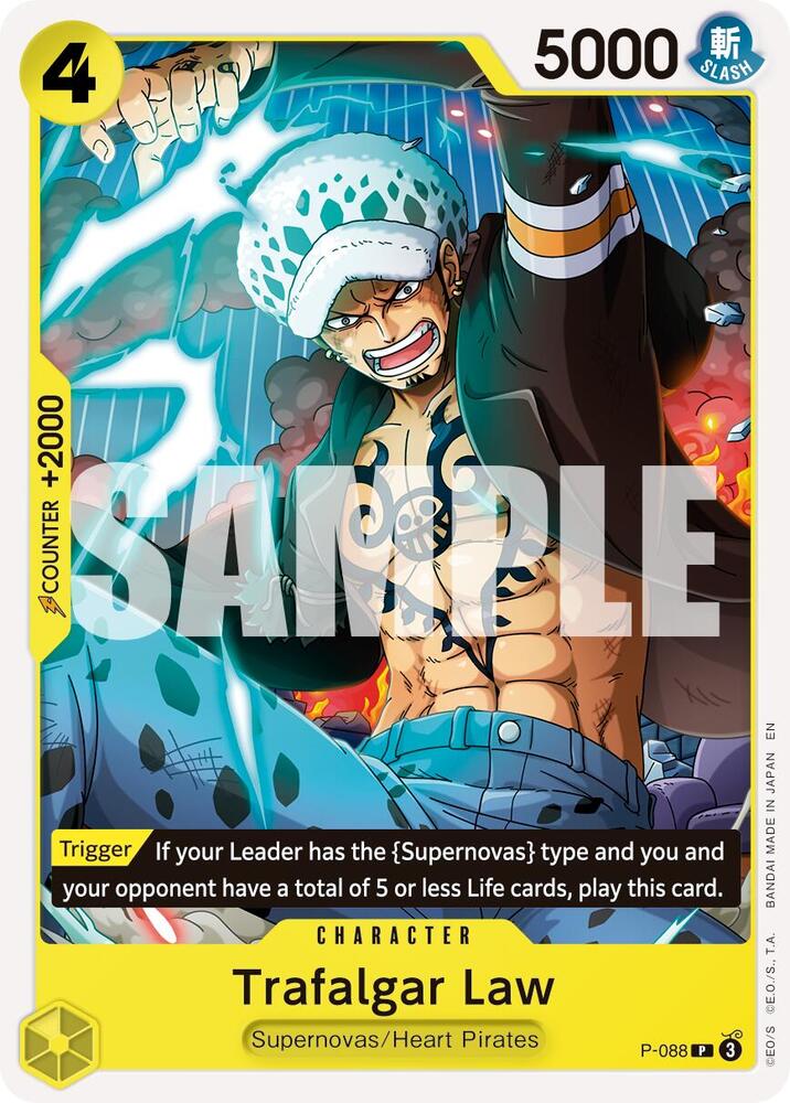 Trafalgar Law Reprint P-088 – Premium Booster - The Best Vol. 2 | One Piece TCG