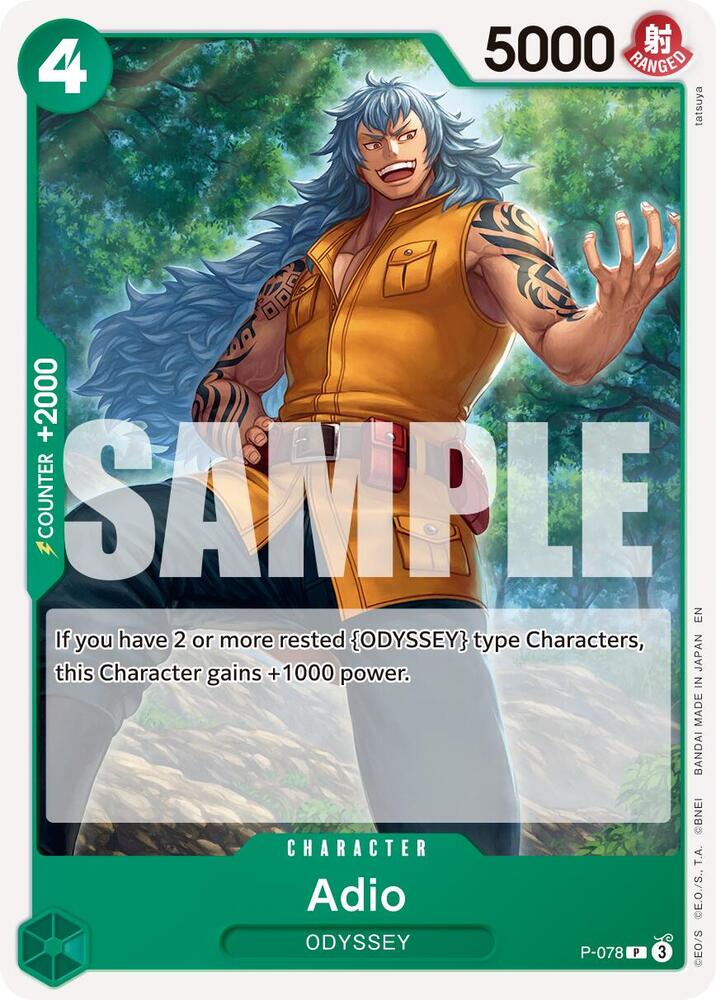 Adio P-078 – Premium Booster - The Best Vol. 2 | One Piece TCG