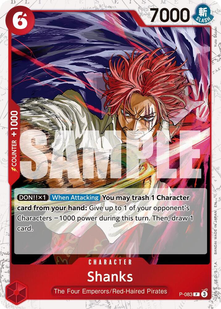 Shanks Pirate Foil P-083 – Premium Booster - The Best Vol. 2 | One Piece TCG