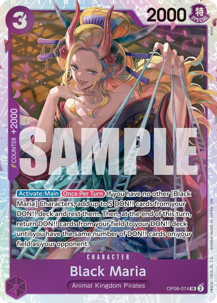 Black Maria Reprint OP08-074 – Premium Booster - The Best Vol. 2 | One Piece TCG