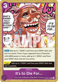 It's to Die For Reprint OP08-076 – Premium Booster - The Best Vol. 2 | One Piece TCG
