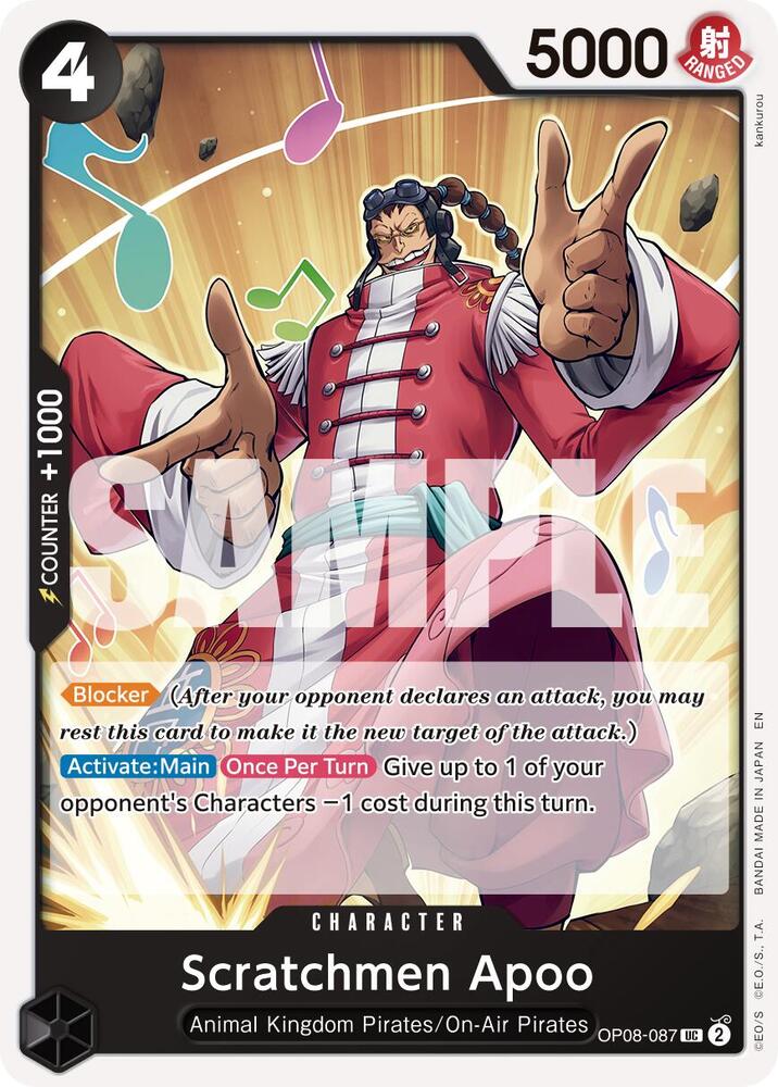 Scratchmen Apoo Reprint OP08-087 – Premium Booster - The Best Vol. 2 | One Piece TCG