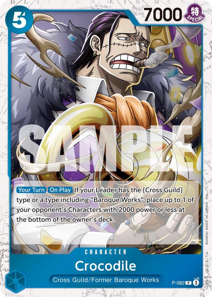 Crocodile Pirate Foil P-082 – Premium Booster - The Best Vol. 2 | One Piece TCG