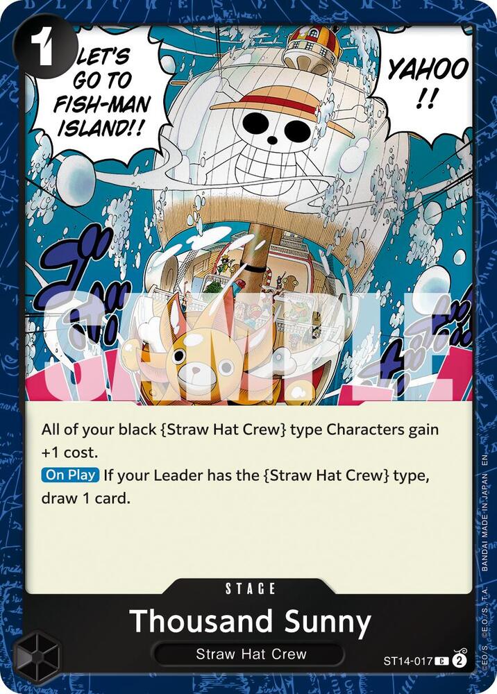 Thousand Sunny Pirate Foil ST14-017 – Premium Booster - The Best Vol. 2 | One Piece TCG
