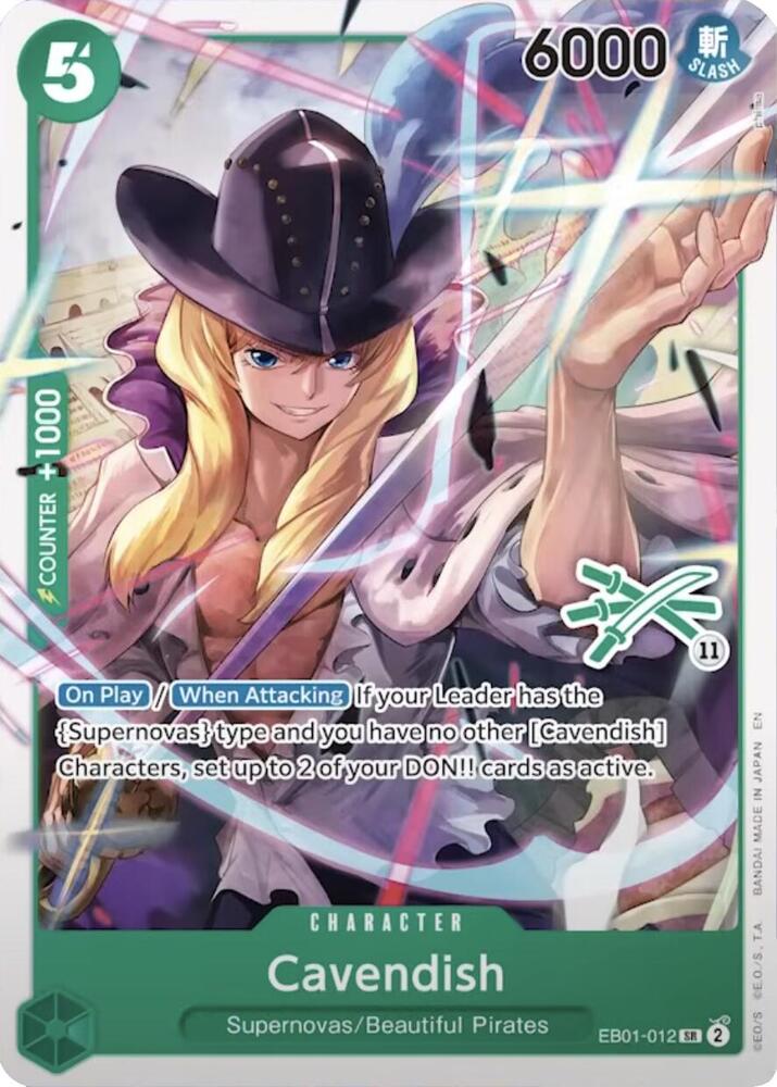 Cavendish EB01-012 – Learn Together Deck Set | One Piece TCG