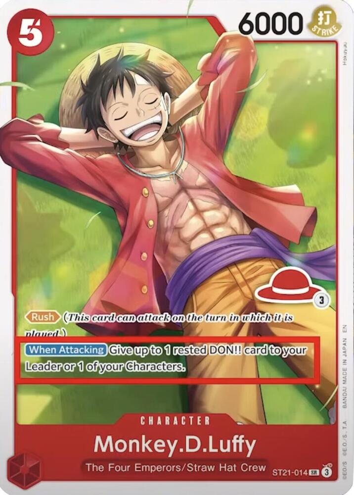 Monkey D. Luffy ST21-014 – Learn Together Deck Set | One Piece TCG