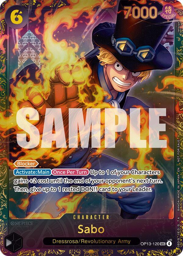 Sabo Store Treasure Cup 2025 OP13-120 | One Piece TCG