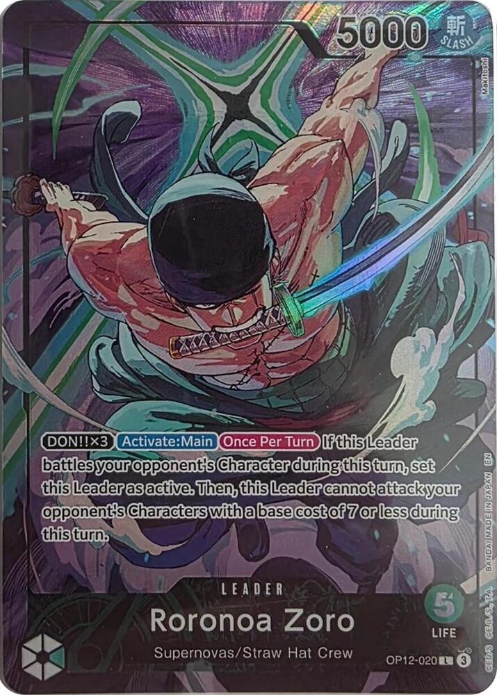 Roronoa Zoro Official Playmat Limited Edition Vol.4 OP12-020 | One Piece TCG