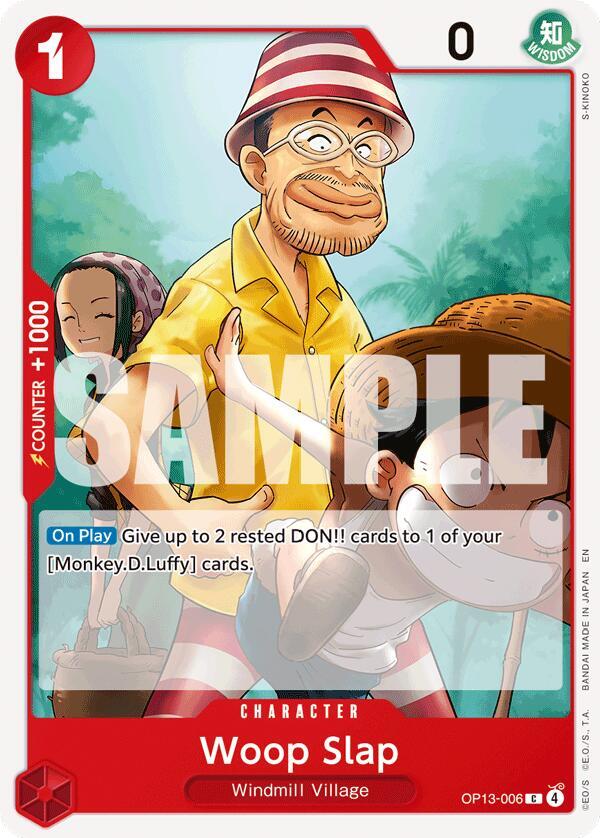 Woop Slap OP13-006 – Carrying On His Will | One Piece TCG