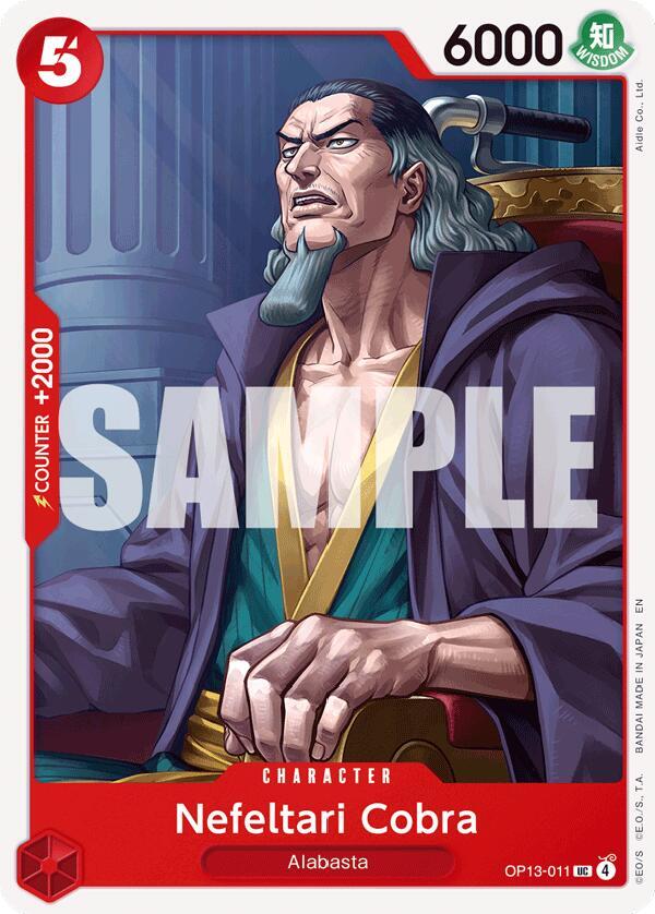 Nefeltari Cobra OP13-011 – Carrying On His Will | One Piece TCG