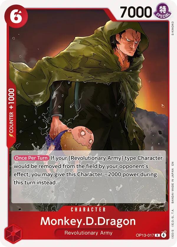 Monkey.D.Dragon OP13-017 – Carrying On His Will | One Piece TCG