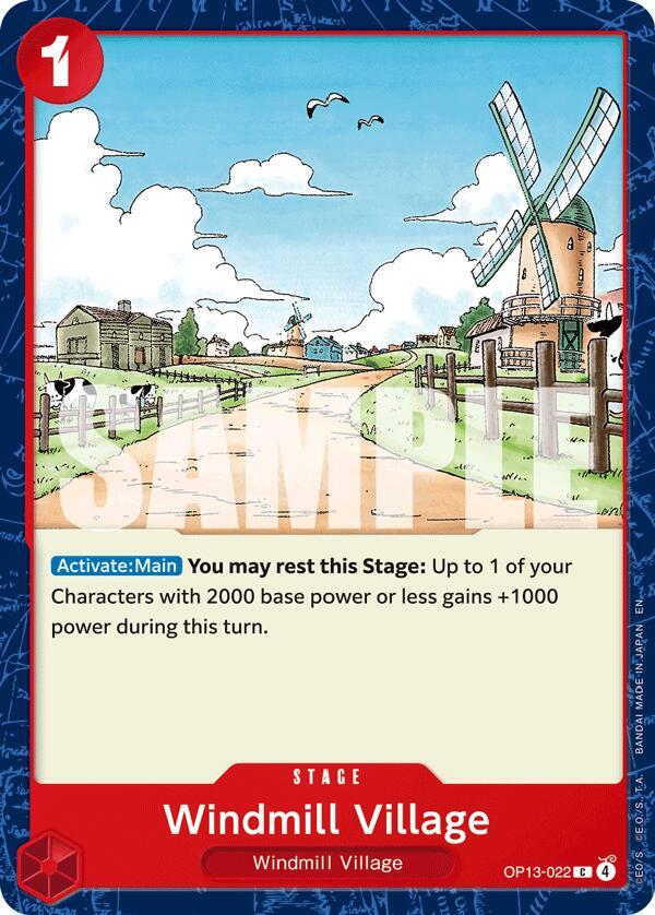 Windmill Village OP13-022 – Carrying On His Will | One Piece TCG
