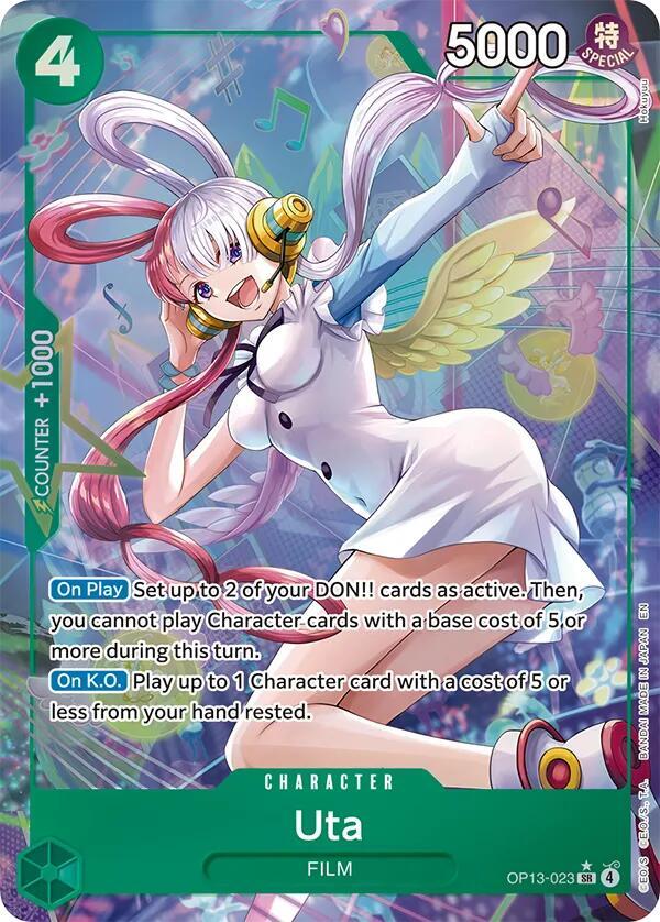 Uta Alternate Art OP13-023 – Carrying On His Will | One Piece TCG