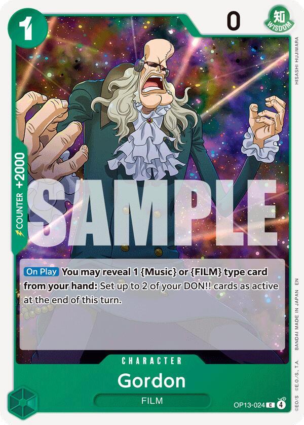 Gordon OP13-024 – Carrying On His Will | One Piece TCG