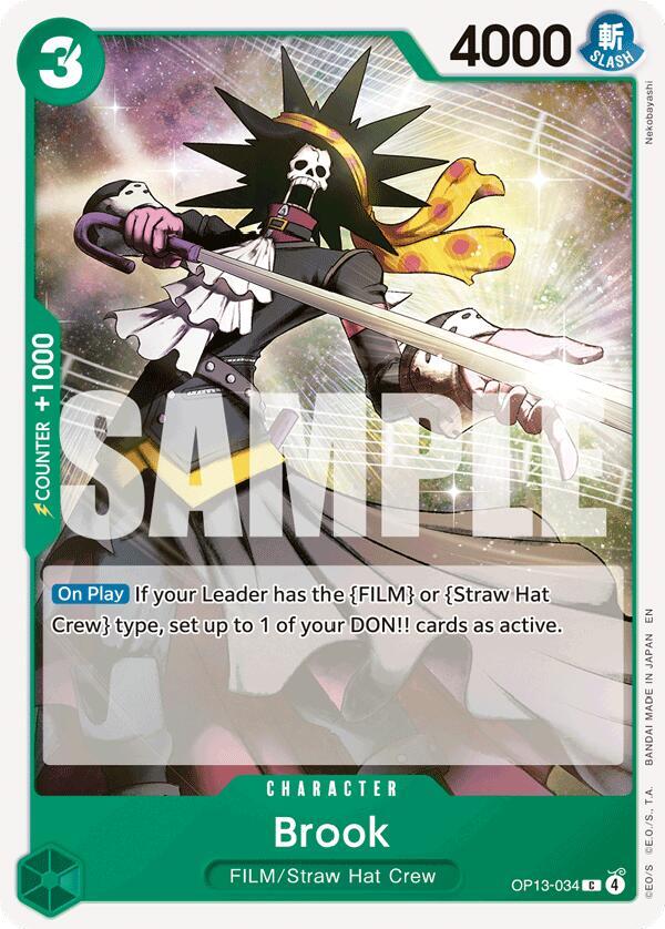 Brook OP13-034 – Carrying On His Will | One Piece TCG