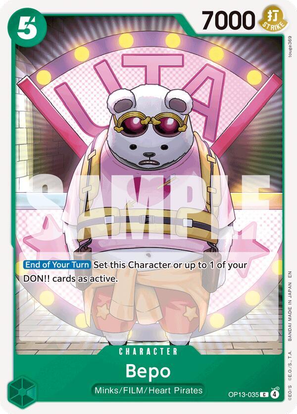 Bepo OP13-035 – Carrying On His Will | One Piece TCG