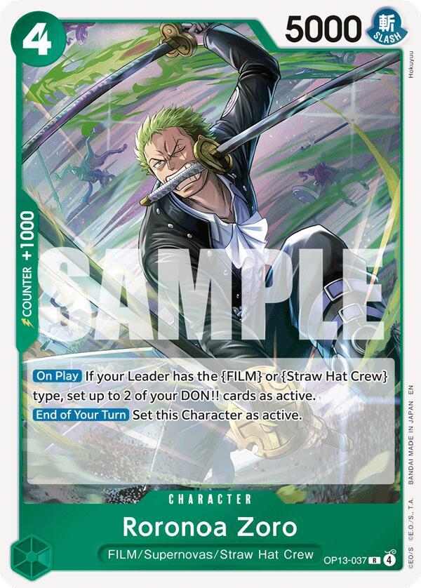 Roronoa Zoro OP13-037 – Carrying On His Will | One Piece TCG