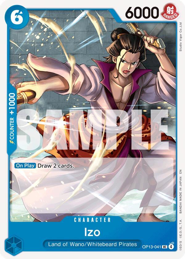 Izo OP13-041 – Carrying On His Will | One Piece TCG