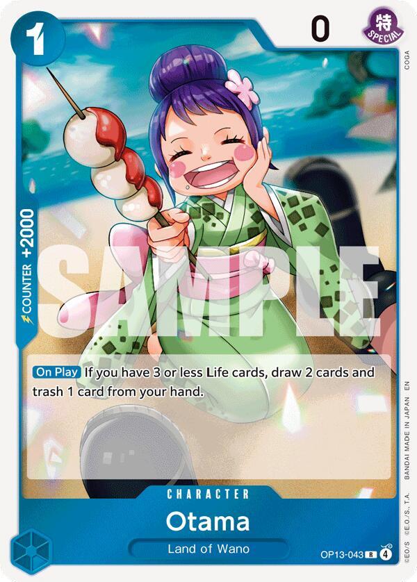 Otama OP13-043 – Carrying On His Will | One Piece TCG