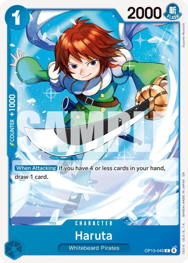 Haruta OP13-045 – Carrying On His Will | One Piece TCG