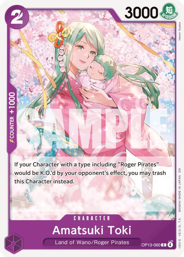 Amatsuki Toki OP13-060 – Carrying On His Will | One Piece TCG