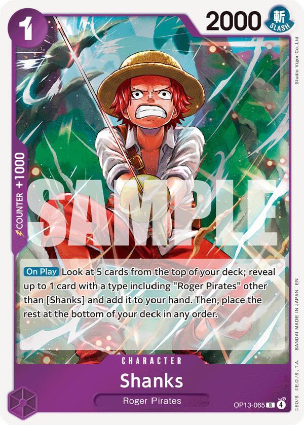Shanks OP13-065 – Carrying On His Will | One Piece TCG