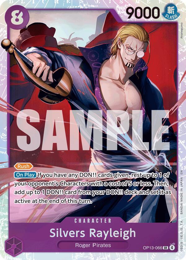 Silvers Rayleigh OP13-066 – Carrying On His Will | One Piece TCG