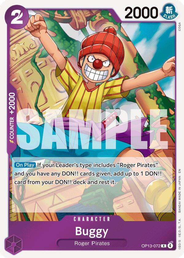 Buggy OP13-072 – Carrying On His Will | One Piece TCG