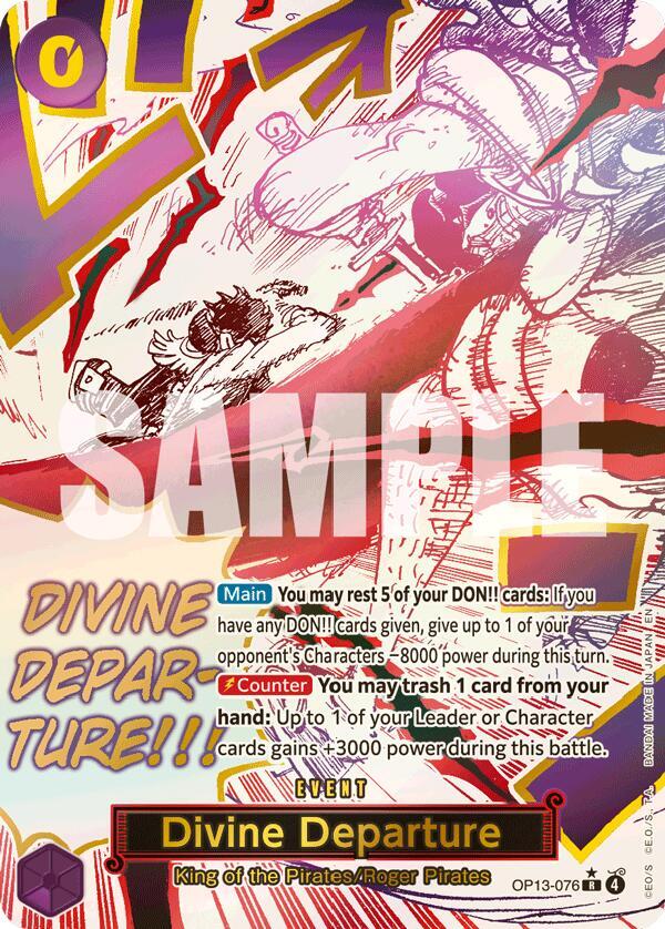 JP Divine Departure Alternate Art OP13-076 – Carrying On His Will | One Piece TCG