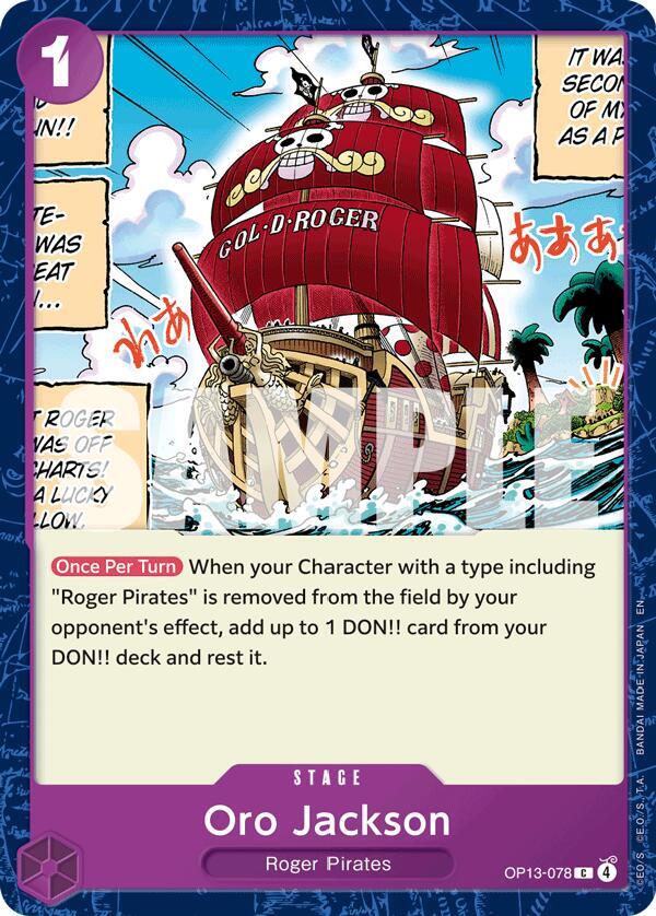 Oro Jackson OP13-078 – Carrying On His Will | One Piece TCG