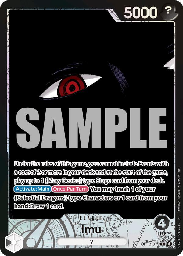 Imu Alternate Art OP13-079 – Carrying On His Will | One Piece TCG