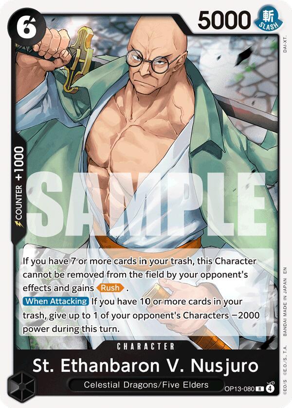 St. Ethanbaron V. Nusjuro OP13-080 – Carrying On His Will | One Piece TCG