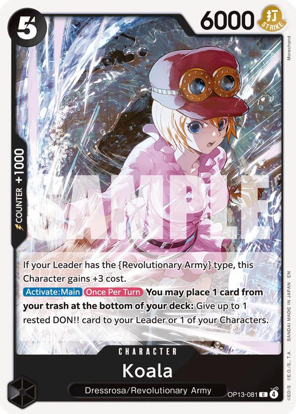 Koala OP13-081 – Carrying On His Will | One Piece TCG