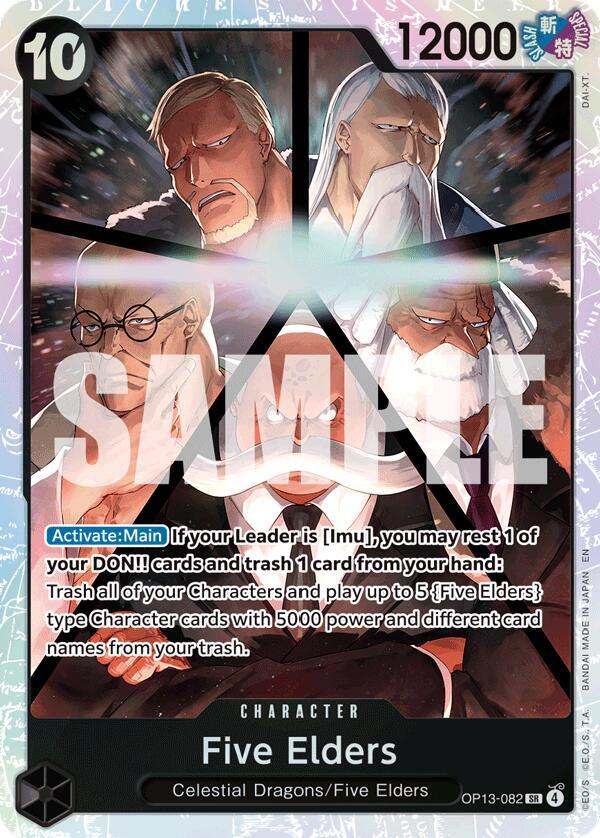 Five Elders OP13-082 – Carrying On His Will | One Piece TCG
