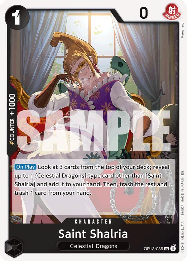 Saint Shalria OP13-086 – Carrying On His Will | One Piece TCG
