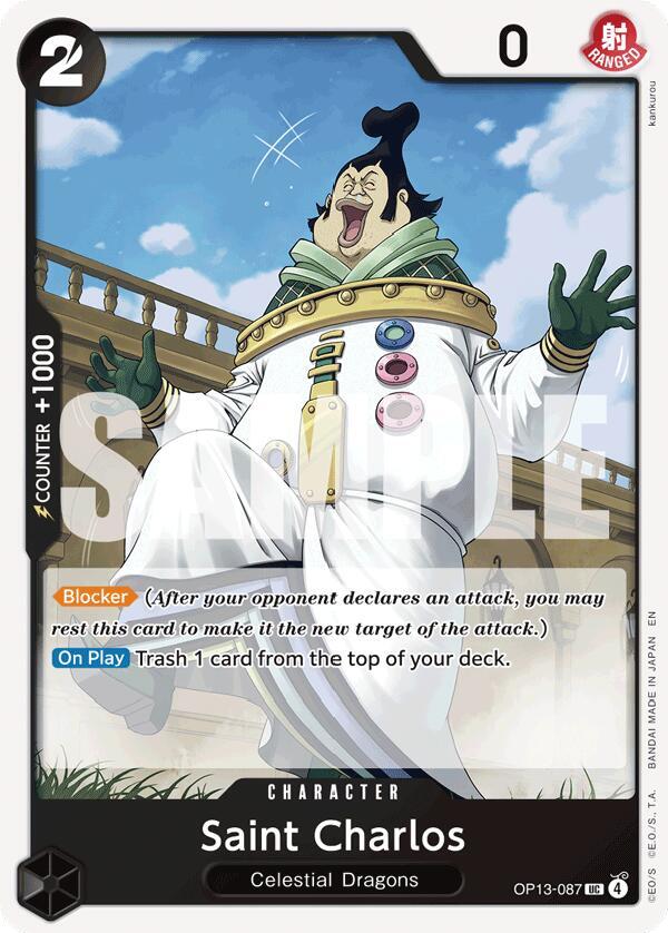 Saint Charlos OP13-087 – Carrying On His Will | One Piece TCG