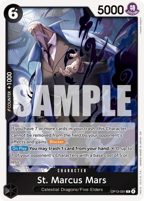 St. Marcus Mars OP13-091 – Carrying On His Will | One Piece TCG