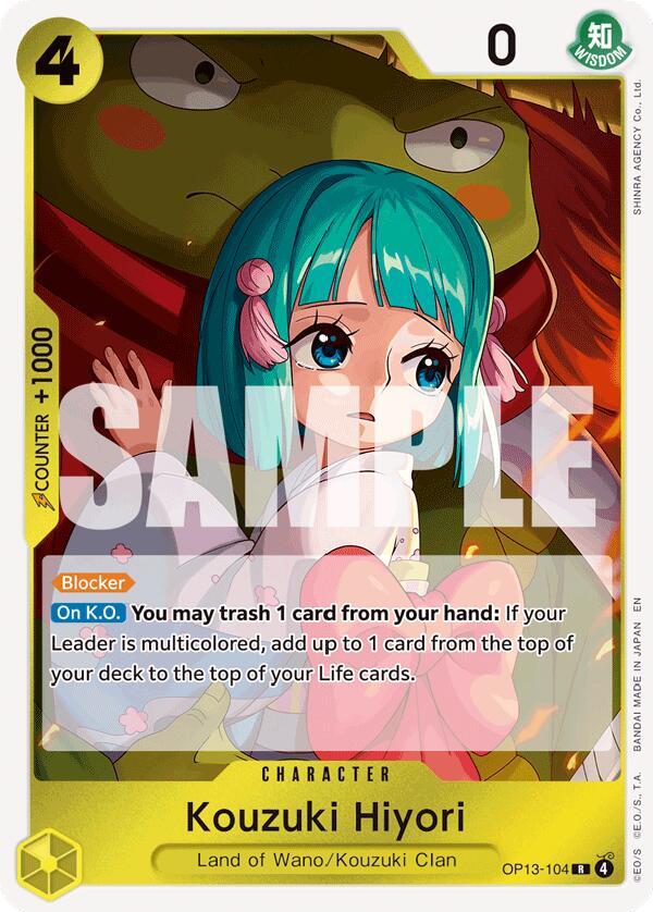 Kouzuki Hiyori OP13-104 – Carrying On His Will | One Piece TCG