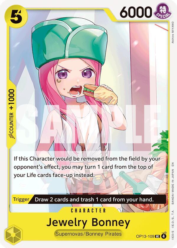 Jewelry Bonney OP13-109 – Carrying On His Will | One Piece TCG