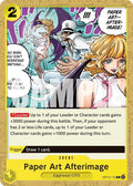 Paper Art Afterimage OP13-115 – Carrying On His Will | One Piece TCG