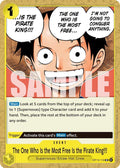 The One Who Is the Most Free Is the Pirate King!!! OP13-116 – Carrying On His Will | One Piece TCG