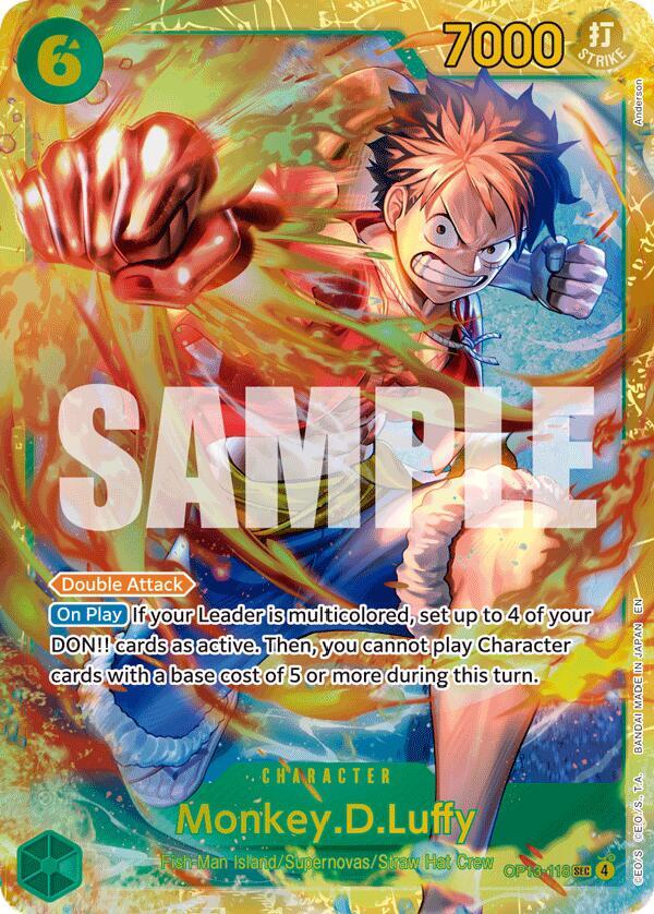 Monkey.D.Luffy OP13-118 – Carrying On His Will | One Piece TCG