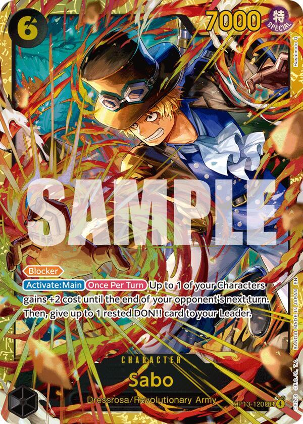 Sabo OP13-120 – Carrying On His Will | One Piece TCG