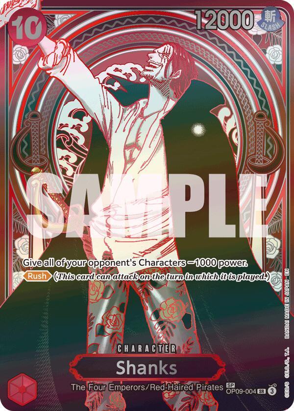 Shanks (Silver) SP OP09-004 – Carrying On His Will | One Piece TCG