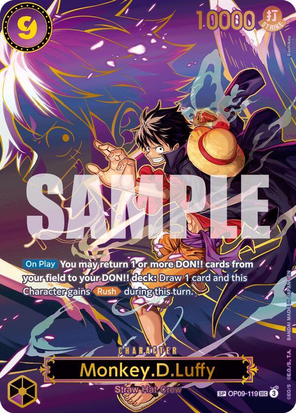 Monkey.D.Luffy SP OP09-119 – Carrying On His Will | One Piece TCG