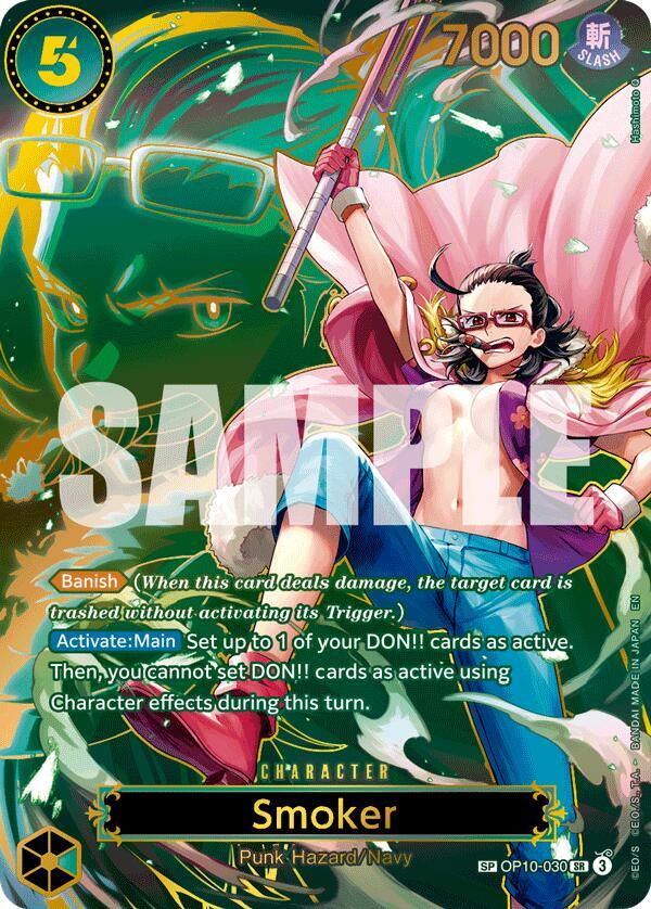 JP Smoker SP OP10-030 – Carrying On His Will | One Piece TCG