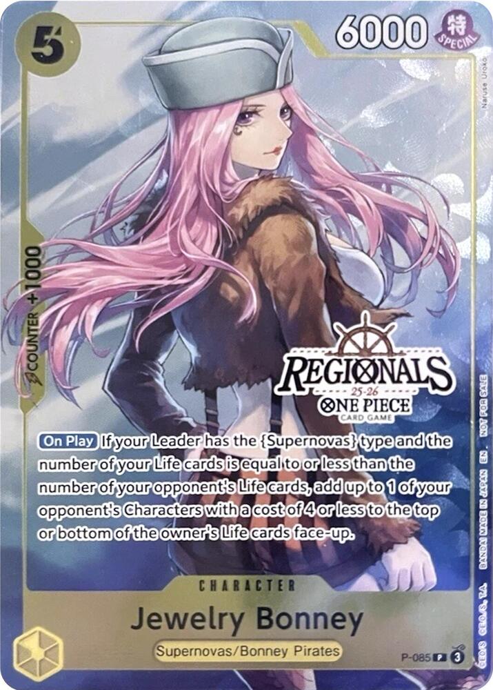 Jewelry Bonney CS 25-26 Regionals Textured Chase Promo 2025-2026 P-085 | One Piece TCG
