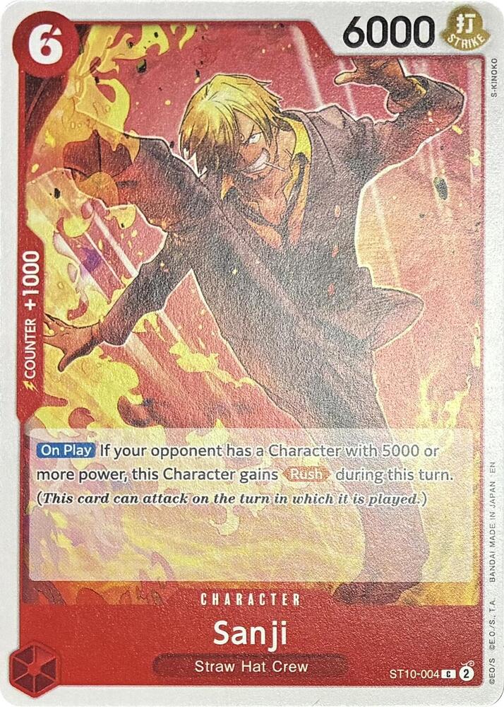 Sanji ST10-004 – Learn Together Deck Set | One Piece TCG
