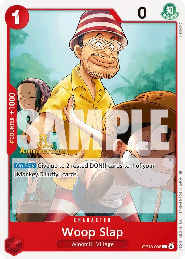 Woop Slap OP13-006 – 3rd Anniversary Tournament Cards | One Piece TCG