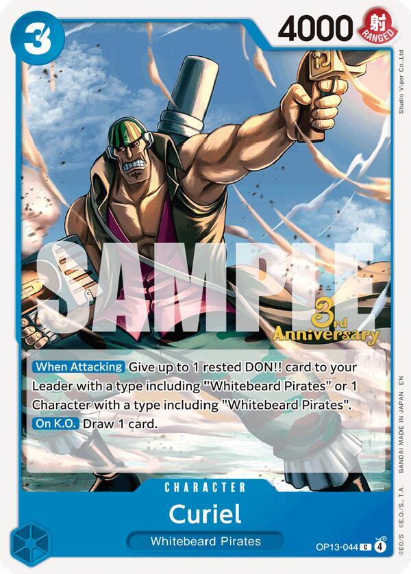 Curiel OP13-044 – 3rd Anniversary Tournament Cards | One Piece TCG